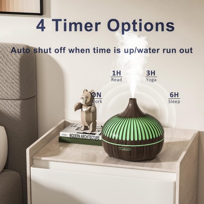 جهاز ترطيب الهواء  و نشر الزيوت العطرية -مبخرة- : Humidificateur d'air et diffuseur d'huiles essentielles -vaporisateur-168 - Image 5