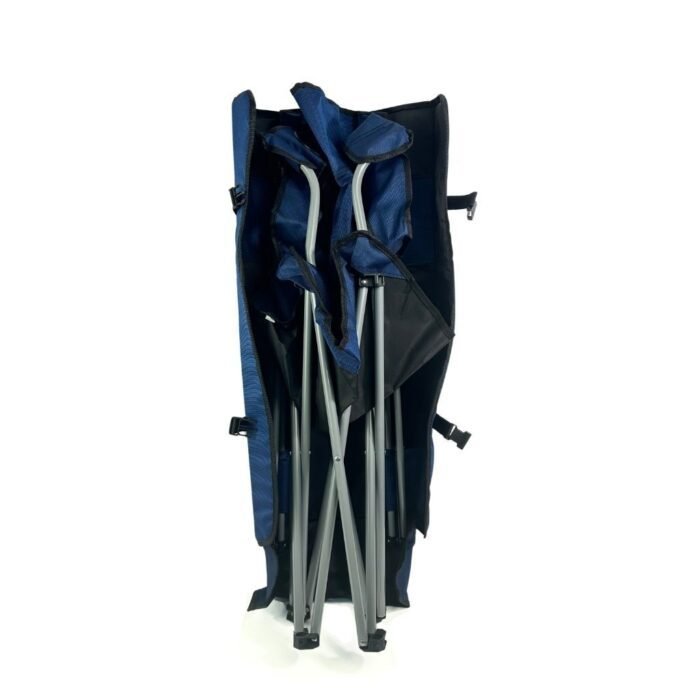 Chaise Longue Pliable Avec Porte-Gobelet et Ombrelle – كرسي استرخاء قابل للطي مع حامل كوب ومظلة - Image 4