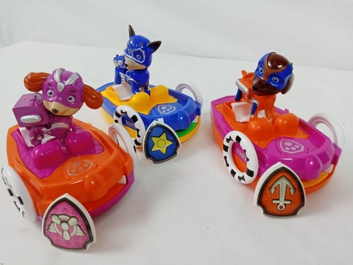 مجموعة من 3 شخصيات من paw patrol مع السيارات الخاصة بها   : Lot de 3 figurines avec véhicules de la Pat'Patrouille 190941 4 - Image 3