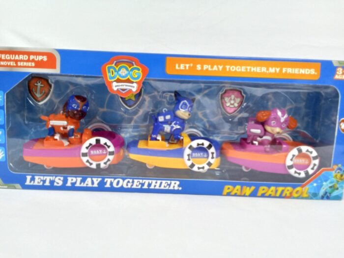 مجموعة من 3 شخصيات من paw patrol مع السيارات الخاصة بها   : Lot de 3 figurines avec véhicules de la Pat'Patrouille 190941 4 - Image 4