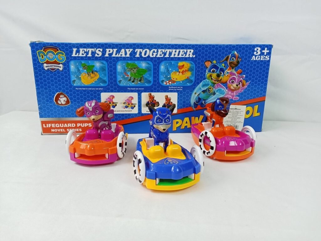 مجموعة من 3 شخصيات من paw patrol مع السيارات الخاصة بها   : Lot de 3 figurines avec véhicules de la Pat'Patrouille 190941 4 - Image 2