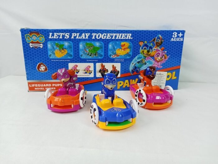 مجموعة من 3 شخصيات من paw patrol مع السيارات الخاصة بها   : Lot de 3 figurines avec véhicules de la Pat'Patrouille 190941 4 - Image 2