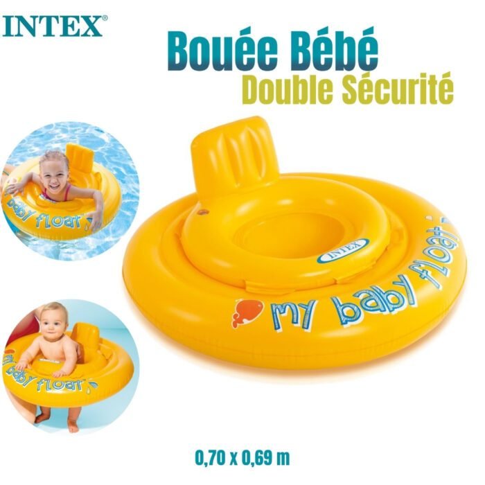 Bouée Bébé Gonflable My Baby Float – 0,70 x 0,69 m – عوامة سباحة للرضع - Image 1