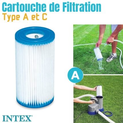 Cartouche de Filtration Intex Type A et C Piscine - فلتر مياه مسبح
