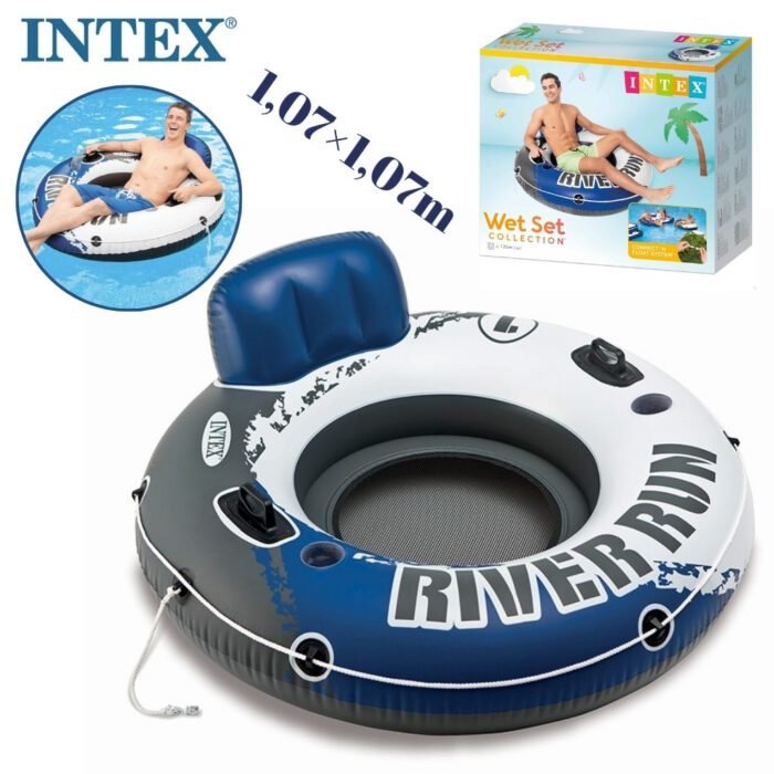 Fauteuil Géant River Run Intex – 1,07 × 1,07 m – كرسي عائم عملاق انتكس - Image 1