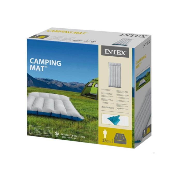 Tapis de Camping Gonflable Intex – 1,84 × 0,67 × 0,17 m – مرتبة تخييم هوائية انتكس - Image 5