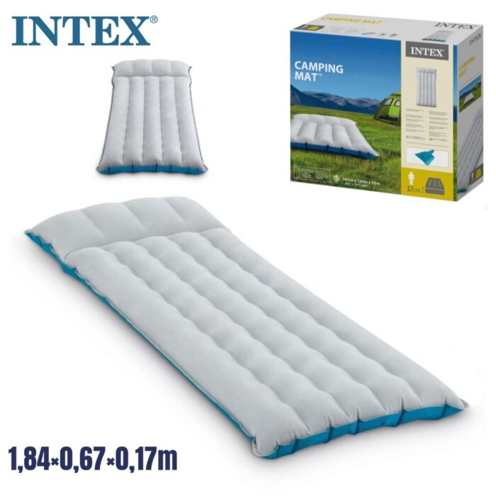 Tapis de Camping Gonflable Intex – 1,84 × 0,67 × 0,17 m – مرتبة تخييم هوائية انتكس - Image 1