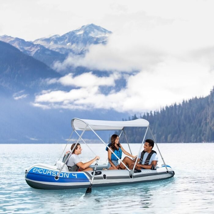 Bimini Intex pour Bateaux Gonflables – 1,47 x 1,45 m – مظلة قارب قابلة للطي - Image 3