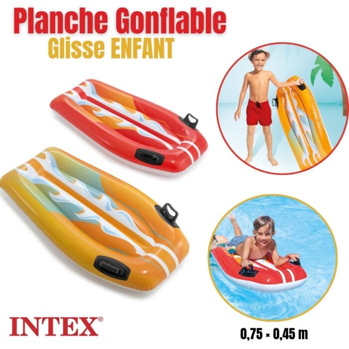 Boby Board Gonflable Intex – 0,75 × 0,45 m – لوح انتظار سباحة قابل للنفخ - Image 1
