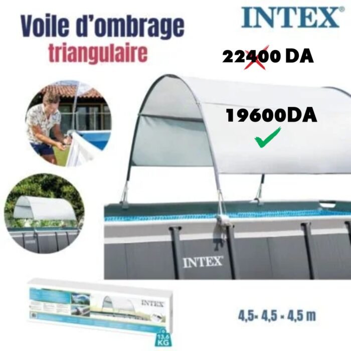 Voile d’ombrage Intex pour Piscine – 3,00 × 1,85 m – شراع تظليل للمسبح - Image 1