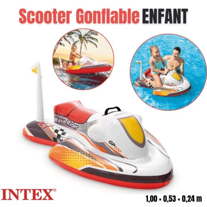 Scooter Gonflable Intex – 1,00 × 0,53 × 0,24 m – سكوتر مائي قابل للنفخ - Image 1