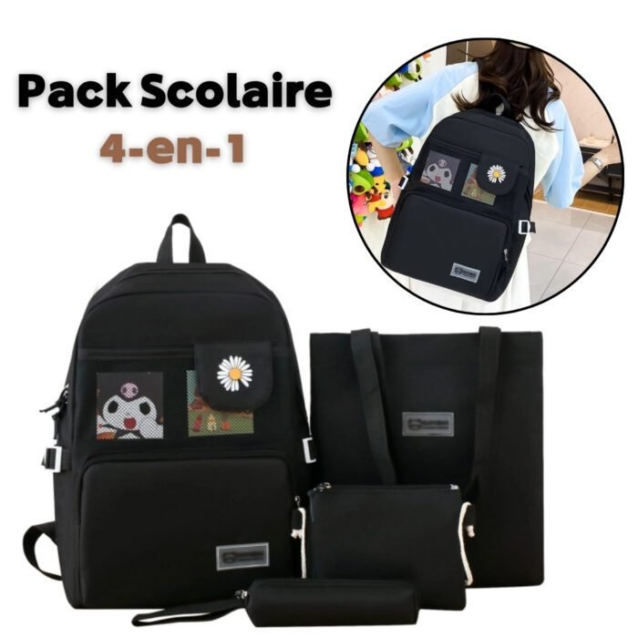 ⁦Pack Scolaire 4-en-1 طقم مدرسي⁩ - الصورة ⁦1⁩