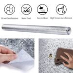 ورق ألومنيوم شديد التحمل للمطبخ وغرفة النوم – فضي – 2 متر × 60 سم :  papier aluminium robuste pour la cuisine et la chambre - Argent - 2 m x 60 cm - Image 2