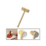 مطرقة لحم خشبية برأس معدني : Maillet à viande en bois à tête métallique RF/002 - Image 4