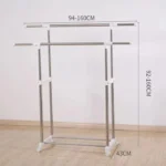 منظم رف تجفيف الملابس متعدد الاستخدامات :  Porte-manteau séchoir à linge multifonctionnel YJ-328A - Image 3