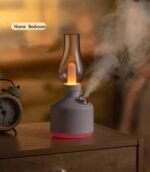 فواحة عطرية على شكل فانوس مضيئ Diffuseur d'huile essentielle pour maison et bureau, lampe rétro, humidificateur d'air électrique, vaporisateur à brume fraîche  RF/LA-0621 - Image 2