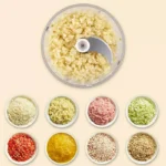 فرامة كهربائية محمولة قابلة لإعادة الشحن 250 مل Mini Hachoir électrique Portable Rechargeable 250 ML 5424 - Image 4