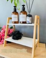 رف زينة مصنوع من الخيزران للحمام والكتب و المطبخ étagère en Bambou Décorative pour Salle de Bain, Livres ,Cuisine RF-0122 - Image 2