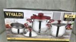 طقم أدوات الطبخ المكون من 7 قطع : Ensemble d'ustensiles de cuisine 7 pièces vivaldi 2737-1 - Image 10