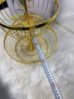 سلة فاكهة معدنية بطبقتين :  Corbeille à fruits en métal à deux étages RF/W-002 - Image 4