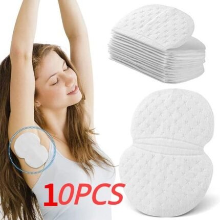 مجموعة 10 قطع من وسادات الإبط لامتصاص العرق لراحة طوال اليوم Ensemble 10PCS Protège-Aisselles De Sueur Pour Confort Toute la Journée RF-096