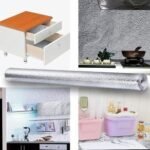 ورق ألومنيوم شديد التحمل للمطبخ وغرفة النوم – فضي – 2 متر × 60 سم :  papier aluminium robuste pour la cuisine et la chambre - Argent - 2 m x 60 cm - Image 7