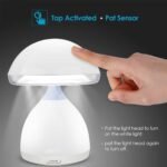 ⁦مصباح ليلي LED على شكل فطر مع مستشعر لمس و7 ألوان RGB : Lampe de chevet LED à capteur tactile Champignon à intensité variable RGB HC868⁩ - الصورة ⁦3⁩