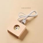 مصباح الكرة البلورية اللامعة ثلاثية الأبعاد : Lampe boule de cristal brillante 3D hs-2313b - Image 3