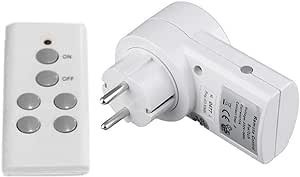 517MdNpEtmL.__AC_SX300_SY300_QL70_ML2_-1.jpg مأخذ التحكم عن بعد 12 فولت 230 فولت : Prise À Telecommande 12V 230V RF-021/FS00 - الصورة 1