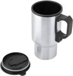 كوب تسخين  كهربائي للسيارة للحفاظ على درجة حرارة المشروب حتى 65 درجة مئوية  : Tasse isotherme pour voiture avec maintien de la température à 65°C - 450 ml RF/140Z - Image 2
