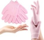 قفازات من جال السيليكون القابلة لإعادة الاستخدام،  مرطبة و مقشرة للبشرة الجافة : Gants en gel de silicone réutilisables, hydratants et exfoliants pour peaux sèches SGS8583