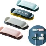 حامل قابس السلك - مشبك بدون ثقوب لتنظيم قابس الكابل (مجموعة من 4 قطع بألوان متنوعة) : Porte-fil de prise - Clip sans trou pour organisateur de prise de câble (ensemble de 4 pièces de couleurs mélangées) RF-054