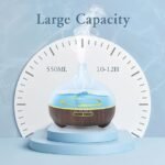 جهاز ترطيب الهواء  و نشر الزيوت العطرية -مبخرة- : Humidificateur d'air et diffuseur d'huiles essentielles -vaporisateur-168 - Image 2