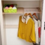 رف قابل للتعديل لتخزين الملابس , الأحذية والاكسسوارات : Multi Fonction Telescopic Layer Rack Type36*48-75cm - Image 3