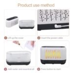 جهاز ترطيب الهواء و نشر الزيوت العطرية -مبخرة- : Humidificateur d'air et diffuseur d'huiles essentielles à ultrasons -vaporisateur- RF/KF8808 - Image 5