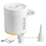 مضخة هواء قابلة لإعادة الشحن : Gonfleur a air rechargeable intex 66616