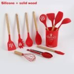 12 قطعة من أدوات المطبخ المصنوعة من السيليكون : 12 pièces d'ustensiles de cuisine en silicone 8476-2 - Image 2