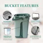 ممسحة أرضية مع دلو : mop avec seau MR1002 - Image 2