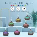 جهاز ترطيب الهواء  و نشر الزيوت العطرية -مبخرة- : Humidificateur d'air et diffuseur d'huiles essentielles -vaporisateur-168 - Image 3