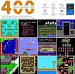 جهاز ألعاب فيديو الكلاسيكية ريترو محمول مع 400 لعبة مدمجة و جهاز تحكم للالعاب :  Console de jeux vidéo rétro portable (400 jeux) avec manette de jeu 2301396-1 - Image 7