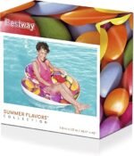 عوامة الأطفال الهوائية قابلة للنفخ بتصميم دائري لسباحة ممتعة BESTWAY Bouée Gonflable Style Moderne Pour Enfants 43186 - Image 4