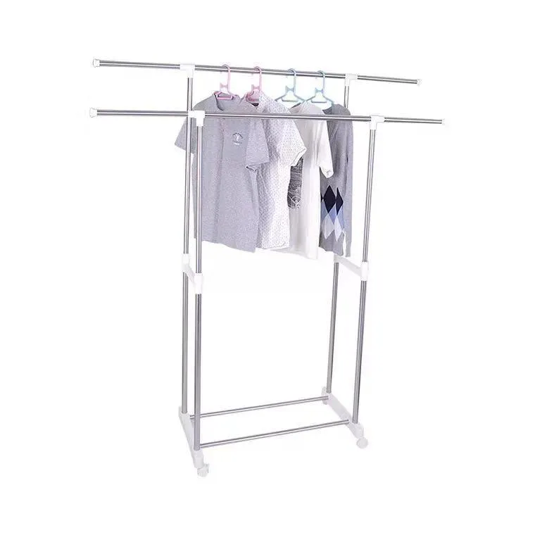 8d210a612f551976995a12de475b6119.jpg_960x960q80.jpg_.webp منظم رف تجفيف الملابس متعدد الاستخدامات : Porte-manteau séchoir à linge multifonctionnel YJ-328A - Image 1