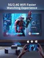 جهاز عرض LED صغير و محمول: Projecteur LED portable et petite 40*78*101 - Image 3