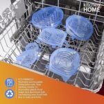 الأغطية المرنة للاطباق من السيليكون 6 قطع : Couvercles flexibles en silicone pour assiettes 6 psc RF/  A210 - Image 6