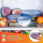 الأغطية المرنة للاطباق من السيليكون 6 قطع : Couvercles flexibles en silicone pour assiettes 6 psc RF/  A210 - Image 3
