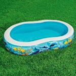 حوض السباحة للأطفال قابل للنفخ بتصميم محبب للبنات والذكور للانتعاش والمرح Piscine Gonflable Pour Enfants 262 x 157 x 46 cm Bestway 54118 - Image 4