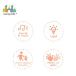 لعبة جهاز تحكم عن بعد تعليمي وموسيقي للأطفال : Jouet télécommande éducatif et Musical pour enfants 503-3 - Image 3