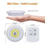 3 مصابيح LED مع جهاز تحكم عن بعد سهلة التركيب و بتصميم عصري و مميز LED Light With Remote Control Set Of 3 RF/3AAA - Image 9