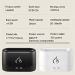 معطر منزلي صحي مع تأثير اللهب  Flame Diffuseur d’huile essentielle et d’arôme pour aromathérapie LA-0630 - Image 4