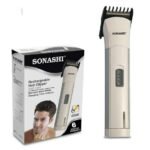 ماكينة حلاقة لاسلكية بشفرة فولاذية حادة لمظهر جذاب وأنيق دائما Sonashi Tondeuse à Cheveux Rechargeable 3Watt SHC-1034E - Image 2